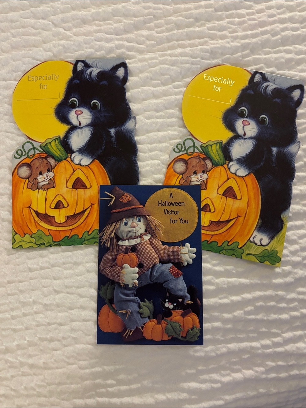 10 Vintage Halloween Cards + 1 Vintage Postcard - Picture 6 of 13